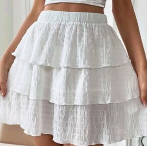 White skirt